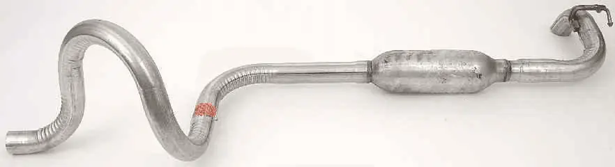 Markenprodukt Auspufftopf mit Rohr