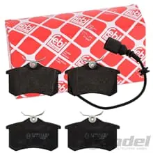 FEBI BREMSBELAGSATZ HINTEN für VW POLO (9N_) LUPO (6X1 6E1) SEAT IBIZA III (6L1) Nur Heute