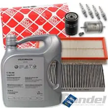 FEBI FILTER SET+5L ORIGINAL für VW ÖL 1.6-1.8-2.0 GOLF 4 BORA AUDI A3 8L OCTAVIA Markenprodukt