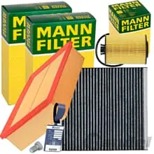MANN FILTERSET INSPEKTIONSPAKET für 2.0 TDI VW TIGUAN PASSAT AERTON SKODA KODIAQ Schneller Versand