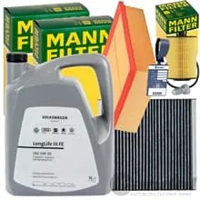 Direktkauf MANN FILTERSET +VW 0W30 LL3 FE ÖL für 2.0 TDI TIGUAN PASSAT ARTEON SKODA KODIAQ