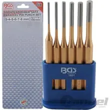 BGS SPLINTENTREIBER-SATZ 150mm DURCHSCHLÄGER Ø 3-8mm SPTLINT TREIBER SET 6-tlg Finale Aktion