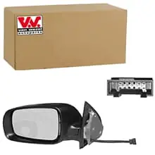 Sonderangebot VAN WEZEL AUßENSPIEGEL LINKS GRUNDIERT passend für SKODA FABIA