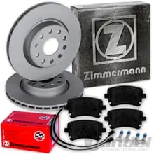 ZIMMERMANN BREMSSCHEIBEN 335mm + BELÄGE HINTEN für VW PHAETON 3D Bj. 2002 - 2016 Online Kaufen
