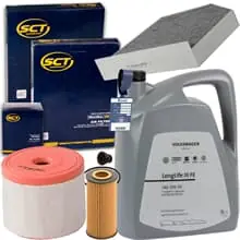 INSPEKTIONSPAKET+ORIGINAL 0W30 ÖL für 1.8+2.0 TFSI AUDI A6 C7 A7 4G A8 D4 Bestpreis
