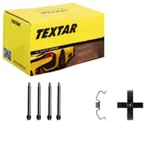 TEXTAR MONTAGESATZ BREMSBELÄGE HINTERACHSE FÜR OPEL ASTRA CALIBRA KADETT OMEGA Wochenendangebot