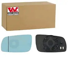 VAN WEZEL SPIEGELGLAS ASPHÄRISCH BEHEIZBAR BLAU GETÖNT LINKS FÜR SEAT AROSA Knallerangebot