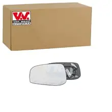 VAN WEZEL SPIEGELGLAS ASPHÄRISCH BEHEIZBAR LINKS passend für VOLVO S60 S80 V70 Expressversand