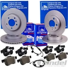 Sonderangebot ATE BREMSSCHEIBEN + BELÄGE VORNE+HINTEN passend für MINI R50 R53 R52 Limo Cabrio