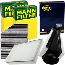 Neue Ware MANN FILTER INSPEKTIONSPAKET für MERCEDES C KLASSE W/S 205 C220-250d BlueTec