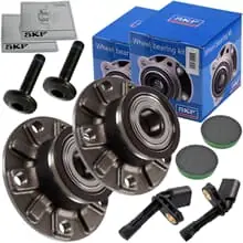 2 SKF RADLAGER RADNABE + ABS-SENSOR HINTEN LI+RE für AUDI A3 8P VW GOLF 5+6 LEON Schneller Versand