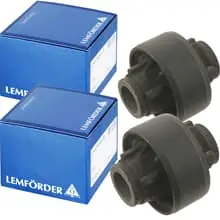 2x LEMFÖRDER QUERLENKERLAGERUNG VORDERACHSE UNTEN HINTEN für TOYOTA AYGO PEUGEOT Expressversand