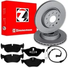 Sonderaktion Zimmermann BREMSSCHEIBEN 300mm + BELÄGE HINTEN passend für BMW 1er E82 E88 123d