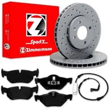 Saisonangebot Zimmermann SPORT BREMSSCHEIBEN 300mm + BELÄGE HINTEN passend für BMW 1er E82 E88