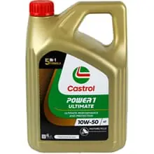 4L CASTROL POWER ULTIMATE 10W50 4T MOTORRAD ÖL passend für API SN JASO MA2 Geprüft