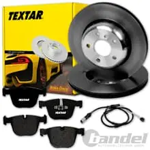 Schneller Versand TEXTAR BREMSSCHEIBEN 345mm + BELÄGE HINTEN passend für BMW 7er F01 F02 2008-2015