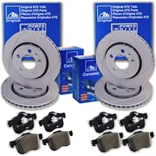 Günstig ATE PowerDisc BREMSSCHEIBEN + CERAMIC BELÄGE VORNE + HINTEN für OPEL INSIGNIA A