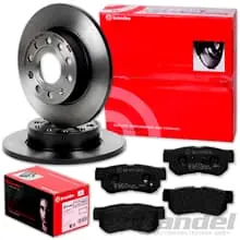 Schneller Versand brembo BREMSSCHEIBEN 284mm + BELÄGE HINTEN für HYUNDAI TUCSON JM nur 4x4/Allrad