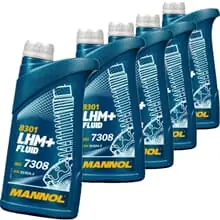 5x1L MANNOL LHM PLUS + HYDRAULIKÖL ÖL GRÜN SERVOÖL BREMSFLÜSSIGKEIT DIN 51524-3 Preisknaller