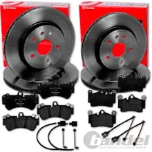 Sale brembo BREMSSCHEIBEN + BELÄGE VORNE + HINTEN für PORSCHE CAYENNE 9PA / 955
