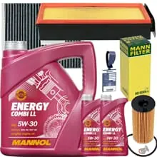 INSPEKTIONSPAKET+7L MANNOL 5W30 ÖL passend für BMW 3er F30 F80 4er F32 F82 F33 Aktuell