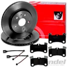 Meistverkauft brembo BREMSSCHEIBEN 358mm + BELÄGE HINTEN passend für PORSCHE CAYENNE 955 / 9PA