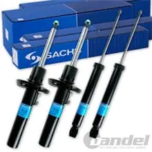 4x SACHS GAS-STOßDÄMPFER VORNE+HINTEN für VW PASSAT 3C B6 B7 mit SPORTFAHRWERK Heißes Angebot