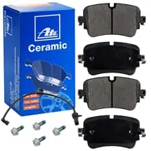 Schneller Versand ATE CERAMIC BREMSBELÄGE + WARNKONTAKTE HINTEN passend für AUDI Q7 Q8 4M