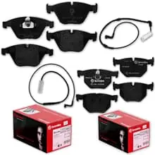 brembo BREMSBELÄGE VORNE + HINTEN passend für BMW 5er E60 E61 + 6er E63 E64 Schneller Versand