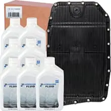 Schnäppchen GETRIEBEÖLWANNE+FILTER+7x1L ATF ÖL 6 GANG passend für BMW 3er E90 5er E60 X3 E83
