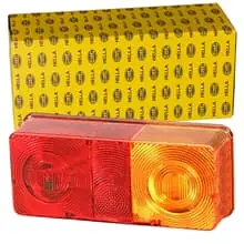 HELLA ERSATZGLAS RÜCKLEUCHTE LICHTSCHEIBE RECHTS 9EL 112 741-001 Preisreduziert