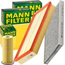 Echt MANN FILTER INSPEKTIONSPAKET passend für AUDI A3 8L SEAT LEON 1M TOLEDO OCTAVIA