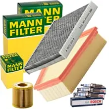 MANN FILTER INSPEKTIONSPAKET passend für VW POLO 6R 9N SKODA ROOMSTER FABIA 1 2 Schneller Versand