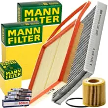 MANN FILTER INSPEKTIONSPAKET passend für SKODA FABIA 1 6Y VW POLO 9N 1.2 AWY Finale Aktion