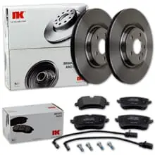Nur Heute NK BREMSSCHEIBEN 330mm + BELÄGE HINTEN passend für AUDI A6 A7 4G C7 auch Allroad
