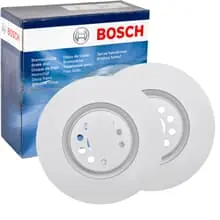 2X BOSCH BREMSSCHEIBEN 312mm BELÜFTET VORNE PASSEND FÜR AUDI A3 TT SEAT IBIZA Echt