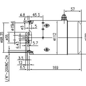 Zertifiziert Gleichstrommotor Mahle MM26 IM0305 für HALDEX, 1.6kW 12V