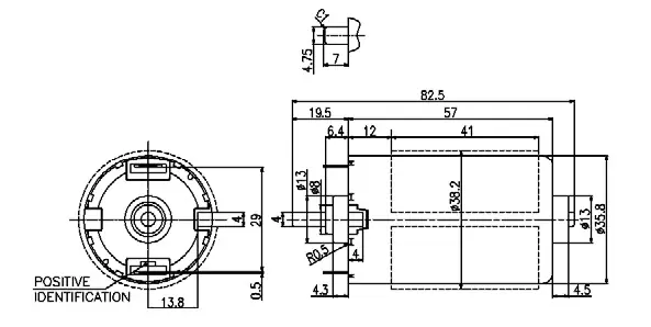 Gleichstrommotor Igarashi SQ3657, 12V Saisonangebot