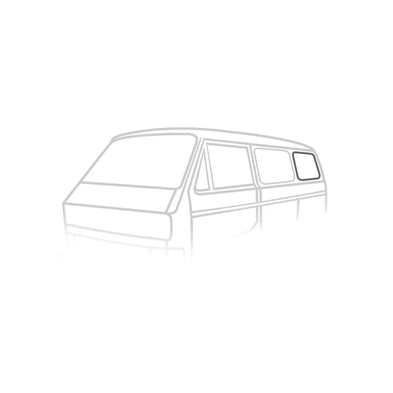 Seitentscheibendichtung hinten li/re, mit Nut für Zierleiste,VW Bus T3 Jetzt Kaufen