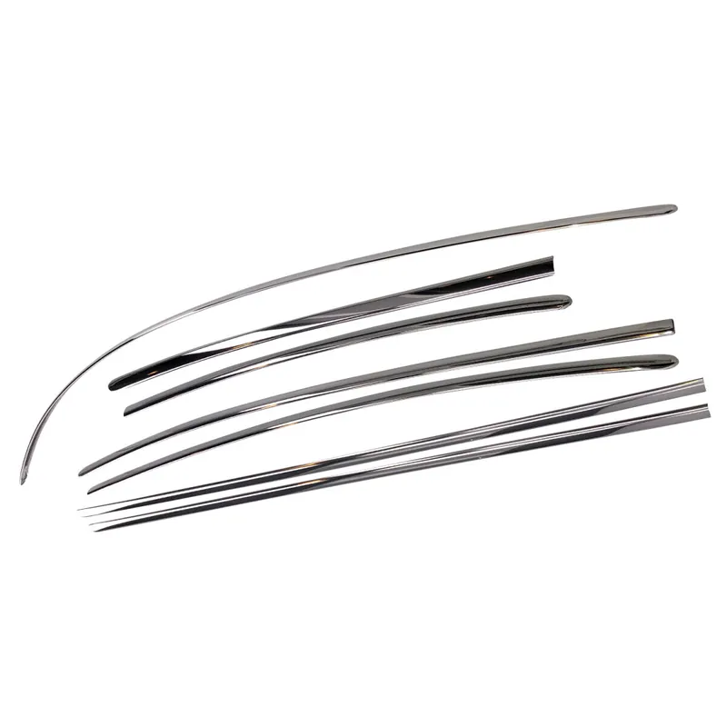 Must-Have Zierleistensatz Edelstahl (7 teilig), passend für VW Käfer 08.62-07.66
