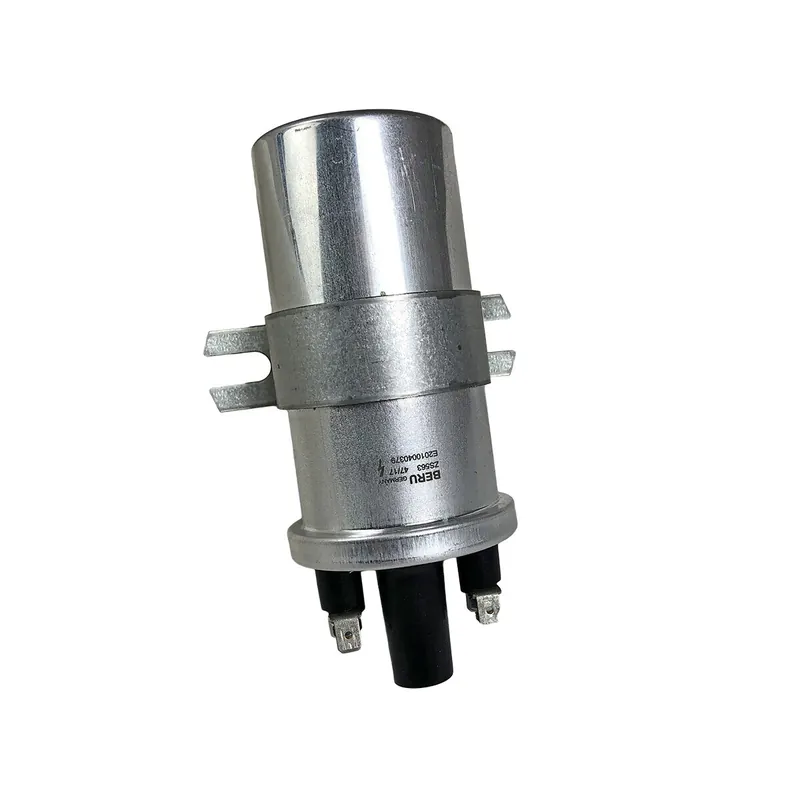 Schneller Versand Zündspule Beru, 12V mit Bügel (deutsch) passend für VW Käfer Typ1 Motor, VW Bus T1 T2 T2B