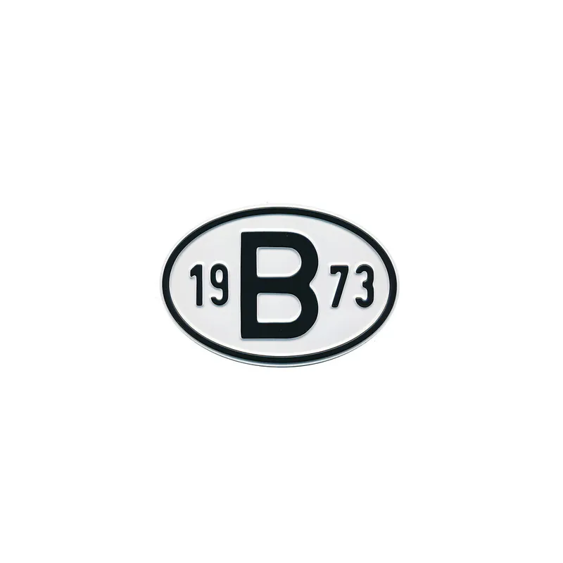 Schild B 1973 passend für VW Käfer, Karmann Ghia, Bus T1/T2, Typ 3 Abverkauf