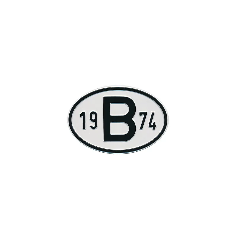 Schild B 1974 passend für VW Käfer, Karmann Ghia, Bus T1/T2, Typ 3 Heißes Angebot
