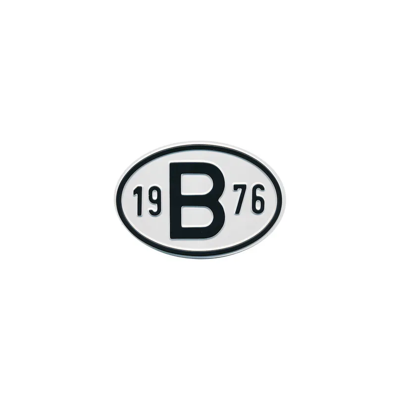 Garantierte Lieferung Schild B 1976 passend für VW Käfer, Bus T2