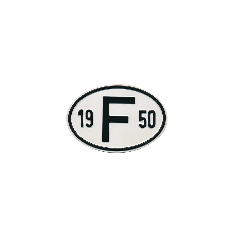Schild F 1950 passend für VW Käfer, Bus T1 Versand Am Gleichen Tag
