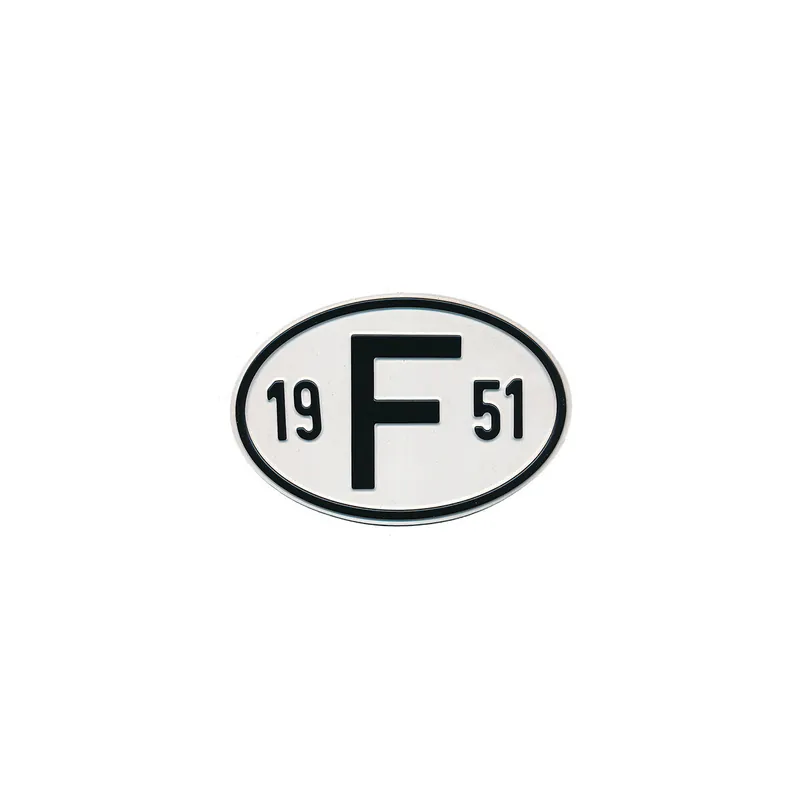 Kracherpreis Schild F 1951 passend für VW Käfer, Bus T1
