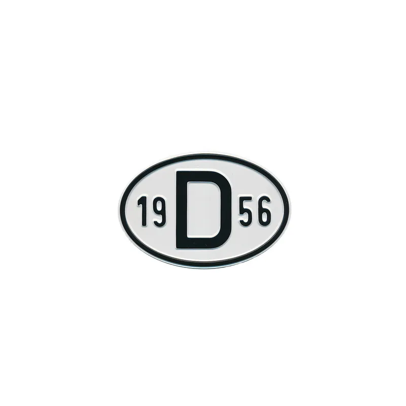 Ausverkauf Schild D 1956 passend für VW Käfer, Karmann Ghia, Bus T1
