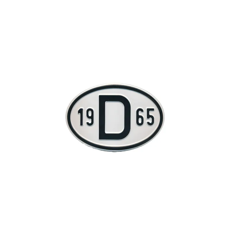 Schild D 1965 passend für VW Käfer, Karmann Ghia, Bus T1, Typ 3 Angebot