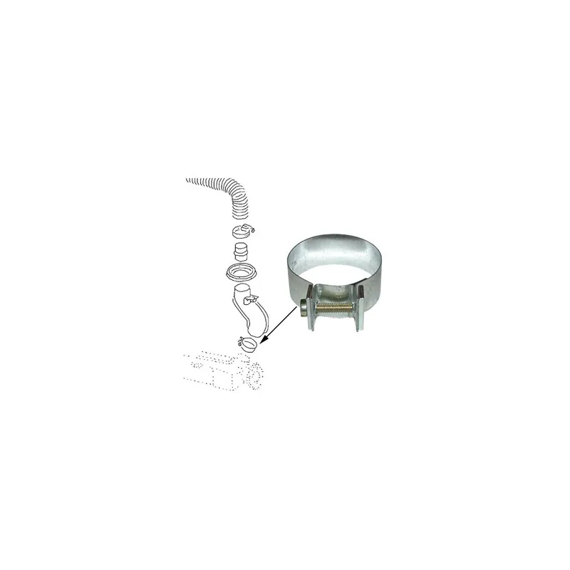 Neue Kollektion Verbindungsschelle Auspuff Wärmetauscher 51 mm VW Käfer T1 T2 Bus Karmann Ghia 113255341A